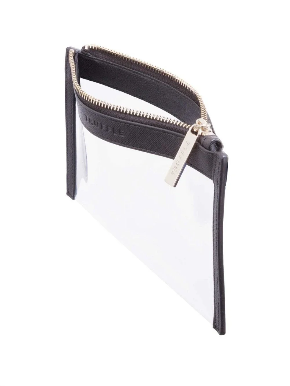 TRUFFLE Mini Clarity Clutch - Black